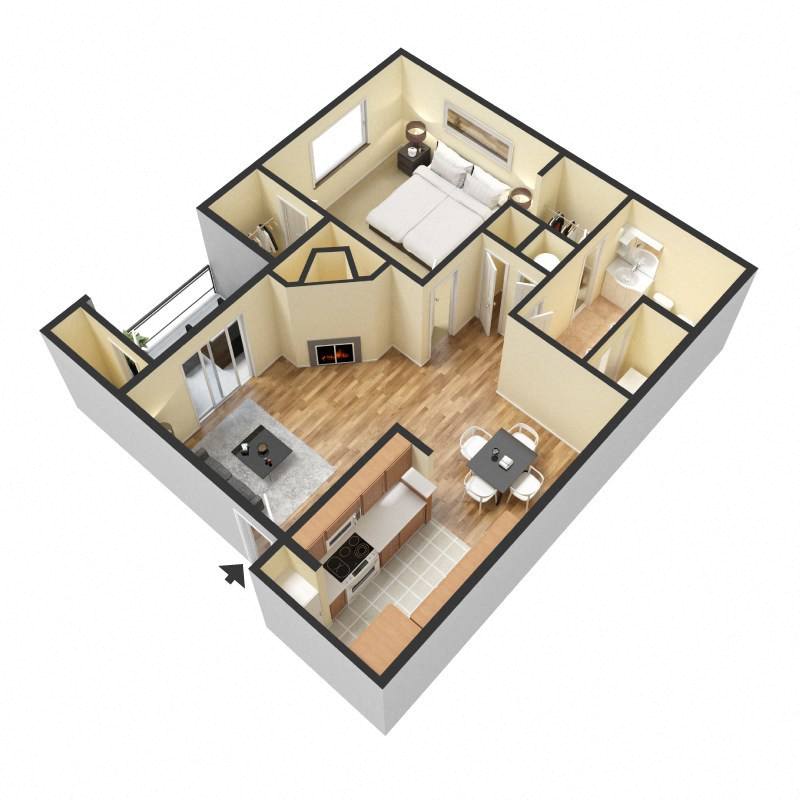 A1 - Classic floor plan